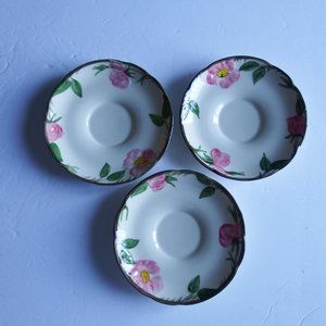 Vtg. Franciscan Desert Rose Tea Cup Saucers 5.5"